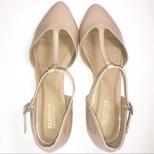 Kenneth Cole Flats, 10, vegan, beige nude, NWOT
